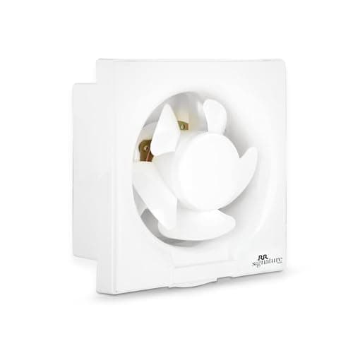 - RR Signature Vento Deluxe 150 mm Exhaust Fan For Kitchen, Bathroom with Strong Air Suction, Rust Proof, Anti-Dust Shutters (White) I 3 Year Warranty