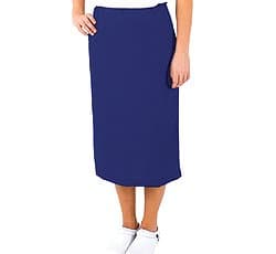 White Swan Elastic Waist Scrub Skirt (Galaxy Blue L)