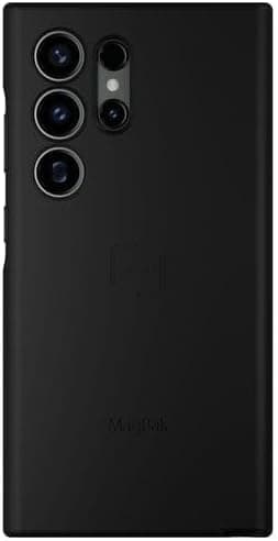 MagBak Magnetic Case with 1 MagStick Supports Qi Charging Compatible for Samsung S24 Ultra, Black