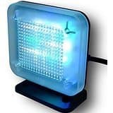 Fake TV Simulator - INCLUDES 2 STATIC CLING SECURITY SYSTEM WINDOW STICKERS! - Theft Deterrent LED Light - Anti Burglar