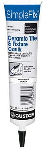 Custom BLDG Products Tile/Fixture Caulk, Set of 3