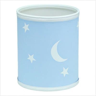 Redmon 7131 Stars & Moons Round Wastebasket