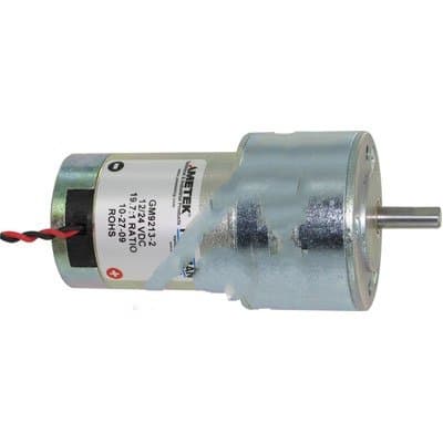 "Pittman GM9213-2 Gearmotor, 12VDC, 142rpm no load, 5.6oz/in torque const, .1/1.44A, 19.7 ratio"