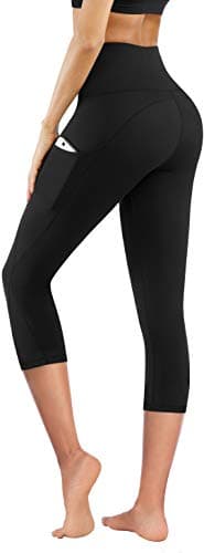 Women's High Waist Yoga Pants with Pockets, Leggings with Pockets, Tummy Control Workout Yoga Leggings