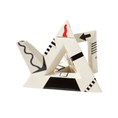 Mondriaan Empty Teapot