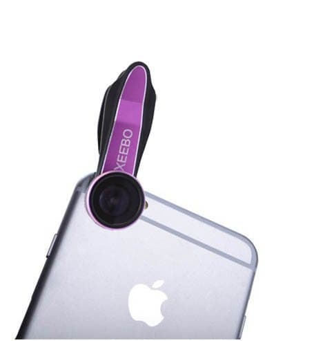 New Fisheye Lens for iPhone/Samsung. Universal Camera Lens Kit 3 in 1. Fisheye Lens 198°, 0.63x Wide Angle Lens, Super Macro Lens 15x. Make fantastic photos with the Unique Lenses