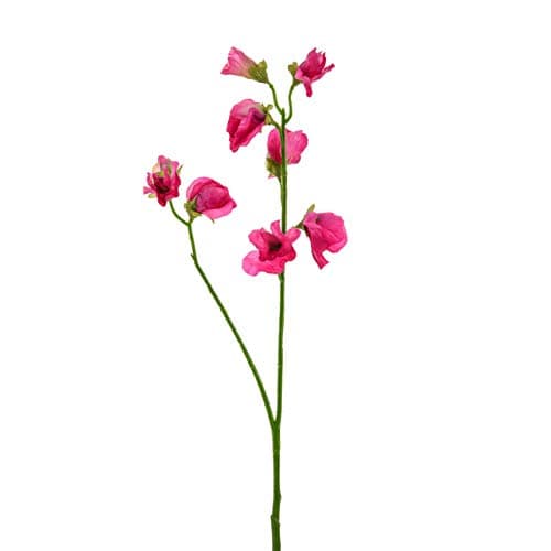 DFS Silk/Artificial Flower Pink Sweet Pea Stem,Bouquet,Florists/Floral/Craft