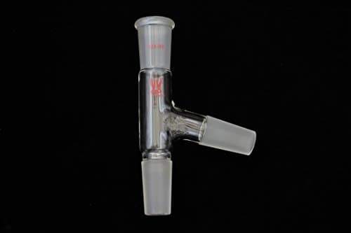 Glass Distilling Adapter Three Way Joints 24/40, Glass Distilling Head