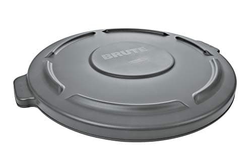 Rubbermaid Commercial Products BRUTE Trash Can Dome Lid Gray 32-Gallon Compatible with the Rubbermaid Heavy Duty 32 Gallon Garbage Bins