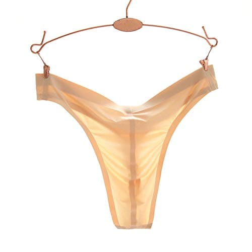 GAOGAO Seamless Breathable Male Smooth Ice Silk G-Strings & Thongs Underwear Men Brief