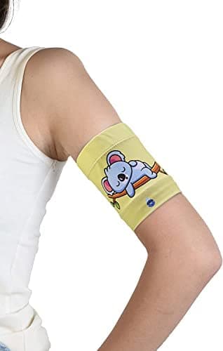 Dia-Band CHILD, support and protection band for Freestyle Libre, Medtronic, Dexcom or Omnipod glucose sensor – reusable diabetic band (Junior.XL (21-23 cm))