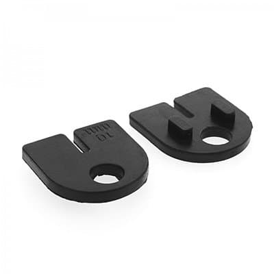 Glass Balustrade Clamp Rubber Inserts 6/8 /10 /12mm (Pairs) - Select Your Size - for use with Seagull Balustrades Glass Brackets Clamps (6mm)