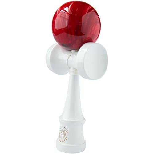Kendama Wood Toy Zen Tribute to Japan - Extra String- Red Rising Swirl Edition