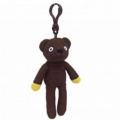 England Plush Mr Bean's Beanie Bear Bag Buddy Keyring by Ty
