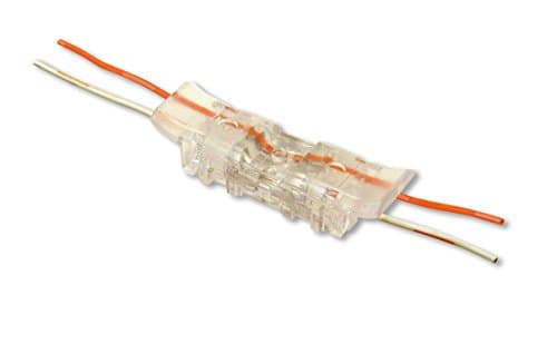 Kauden LXB41/BX Type41 One Pair Gel Filled Crimp Connecter, Clear, Set of 100 Pieces