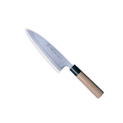 Kikuichi 7in Left-Handed Tatsutogi Carbon Deba Chef's Knife