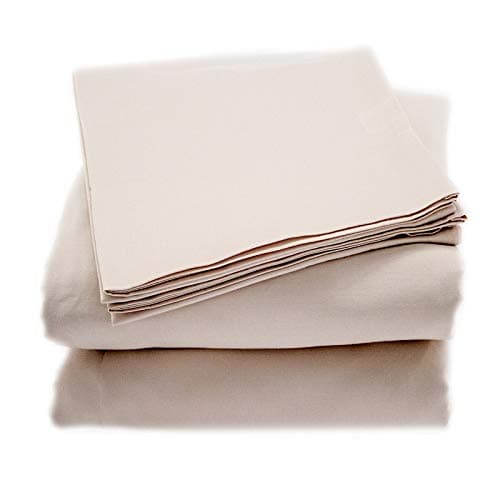 King Size Sheet Set - Luxury Cotton - Extra Soft Sateen - Deep Pockets - Easy Fit - Breathable & Cooling - Hotel Luxury Bed Sheets 4-Piece Set King - Light Blue