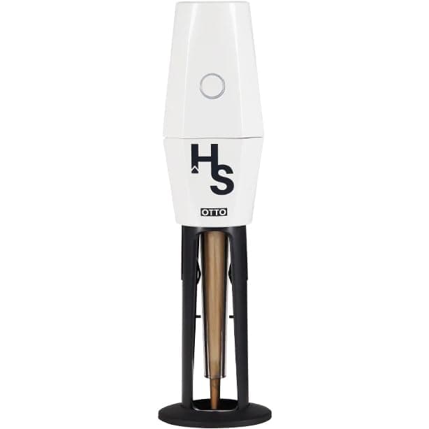 Banana Bros Otto Electric Herb Grinder & Automatic Cone Roller + Evertree Grinder Card (White)