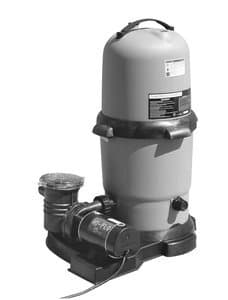 Waterway Plastics 806105502698 Cartridge Filter & 2 Hp 2 Speed Pump System