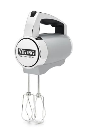 Viking Digital 9 Speed Hand Mixer, Metallic Silver