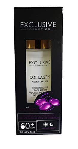 Exclusive Cosmetics Collagen Extract, hyaluronic acid Moisturizing Face Serum 60+ age. Day/Night 2 FL OZ
