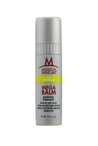 MISSION Skincare Mega Balm Lip Refresher, Acai Lemonade.25-Ounce Unit