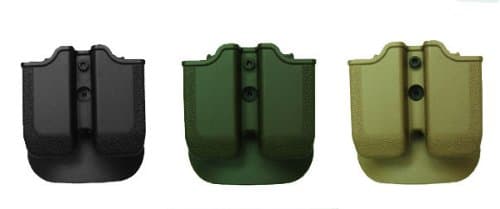 Magazine Pouch for Sig Sauer P250 .45 ACP, Taurus .45 ACP 24/7 OSS, H&K USP .45 and H&K 45C, 1911 .45 double stack magazine. Black