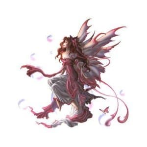 Pink Bubble Rider Fairy Decorative Sticker Decal By Nene Thomas