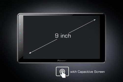 Pioneer Car Stereo DMH-ZF9350BT,Floating 22.86 cm (9) Capacitive Type HD Display,HI-RES Audio,Alexa in-Built, HDMI-in, Wireless Apple Carplay, Wireless Android Auto, Web Browser,Dual Camera Inputs