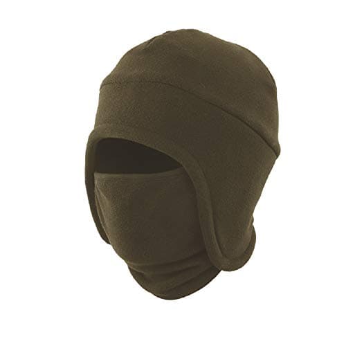 LLmoway Men’s Warm 2 in 1 Hat Winter Fleece Earflap Skull Sports Beanie Ski Mask