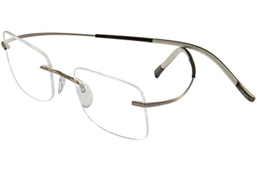 Silhouette Eyeglasses Titan Min Art Icon Chassis 7581 6051 Optical Frame 19x145