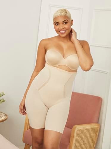 Maidenform Women's Firm Foundations - Hi-Waist Thigh Slimmer Thigh Slimmers