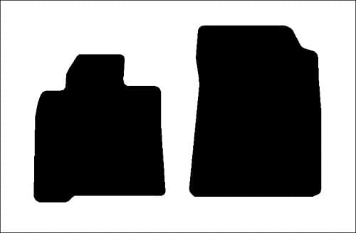 Lexus LX 570 Simplex Carpeted Custom-Fit Floor Mats - Black - 2 PC Set - (2008 2009 2010 2011 08 09 10 11)