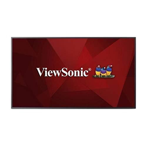 ViewSonic CDE6510 65 Inch 4K UHD Commercial Display with 8GB Multi-Core CPU Android SOC Embedded LAN OPS Slot Internal OSB and RS232