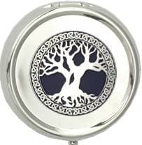 "Celtic Tree of Life" Silver Tone Round Pocket Ashtray