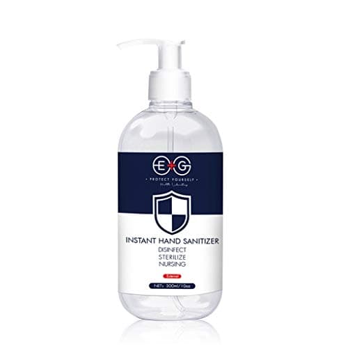 (2Pack×10.15 Fl Oz/300ML）EG Refreshing Hand Sanitizer Gel,Washless Hand Soap Gel, Super-Large Capacity Household Cleaning Gentle Hydrating Hand Sanitizer Soothing Gel,Non-irritating,Pump Bottle (300 M