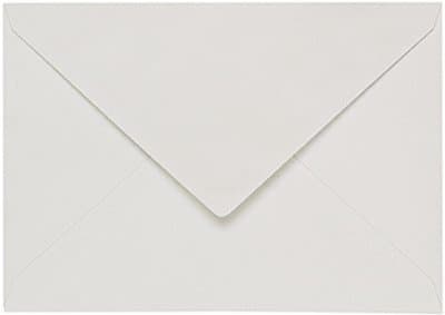 Pack of 100 / Artoz Series Mini 1001 ribbed envelopes, DIN / C7, 109 x 76 MM, High-Quality, ivory