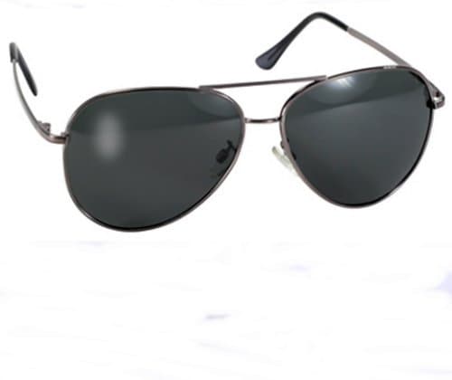 Kickstart Polarized Pilot Aviator Sunglasses Large Frame Fishing Biker UV400