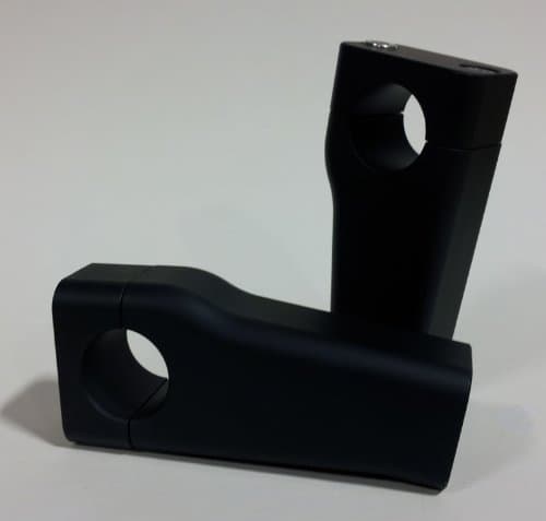 SWR-30 PhatRisers, Black, for Kawasaki 1700 Voyager/Vaquero