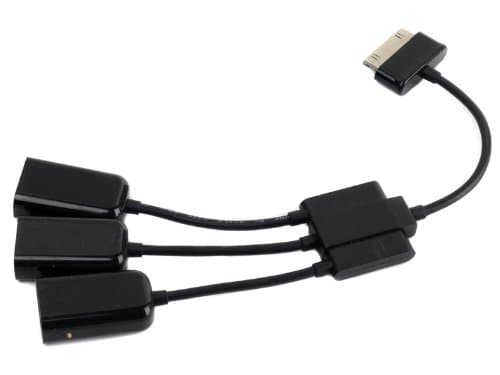 3 in 1 USB OTG Cable Connecter Adapter Dock Host HUB For Samsung Galaxy Tab 10.1