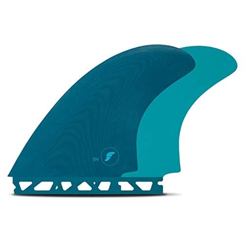 Future Fins EN Fiberglass Twin Fin Set, Teal