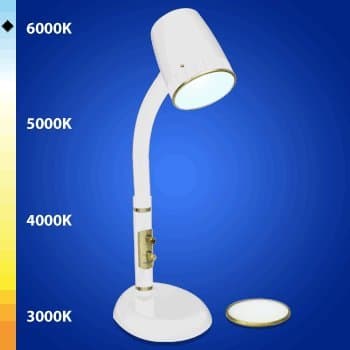 30w Black Desk Lamp (White)