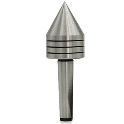 SNOWINSPRING MT2 Heavy Duty MT2 Precision Rotary Live Lathe Bearing Tailstock Center for Metal & Wood CNC Turning Tools