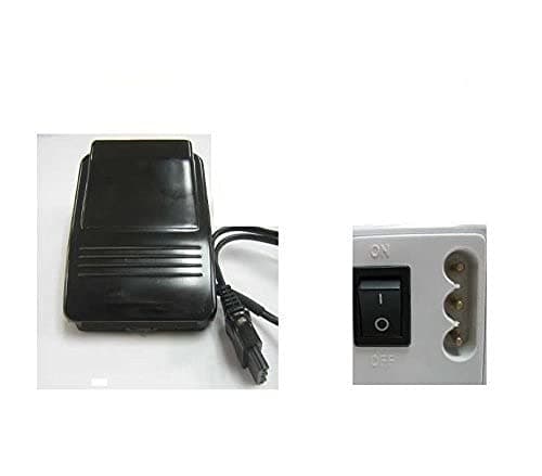 Janome Foot Control & Power Lead, 3-Pin Type (Fits Most Janome Domestic Sewing Machines)