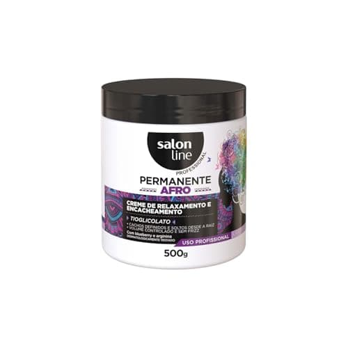 Salon Line Transformation (Afro) Collection - Curling Relaxer Cream, 500 Gr - Natural, Moisturizing, Coily Hair, with Aa and Arginine