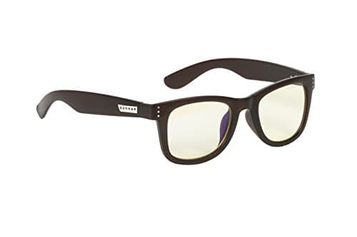 GUNNAR Gaming and Computer Eyewear/Axial, Amber Tint - Patented Lens, Reduce Digital Eye Strain, Block 65% of Harmful Blue Light