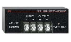 2 Radio Design Labs TX-8i Headphone Isolation Transformer