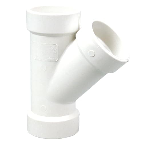 NIBCO - K09026C U4810 2 HXHXH 45 WYE PVC, White, 2" (U48102)