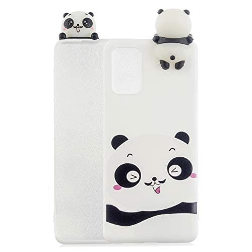 Gostyle Cute 3D Cartoon Case Compatible with Samsung Galaxy A71,Lovely Animal White Bear Pattern Soft Silicone Back Cover,Ultra Slim Flexible TPU Bumper Anti-Scratch Cover