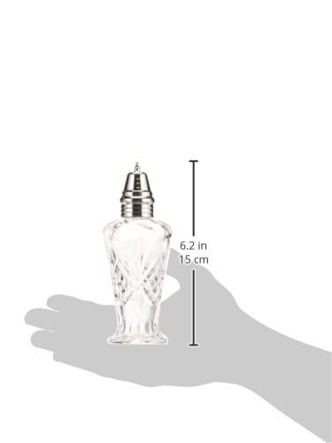 Godinger Dublin Salt and Pepper Shaker Set, Clear